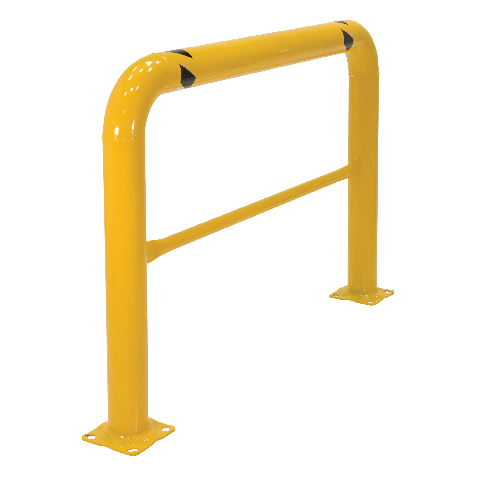 Vestil Steel High Profile Machinery and Rack Guard 60 In. x 42 In. x 4 In. Yellow